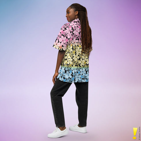 Pansexual Pride Aloha Hawaiian Shirt